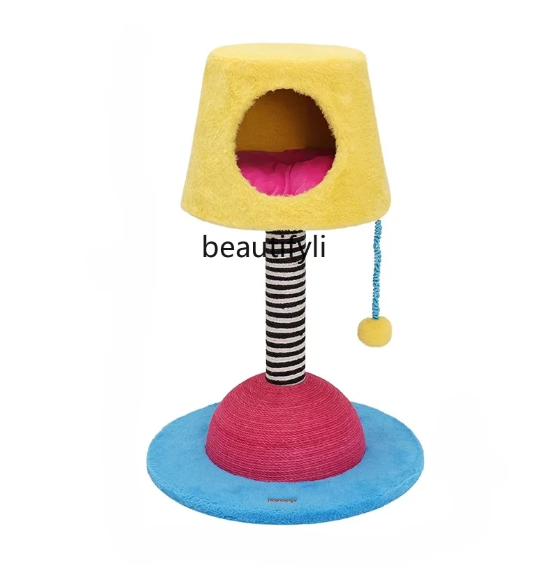 Cat Toy Cat Climbing Frame Grinding Claw Hemp Rope Scratch-Resistant Bite-Resistant Pet Toy Supplies