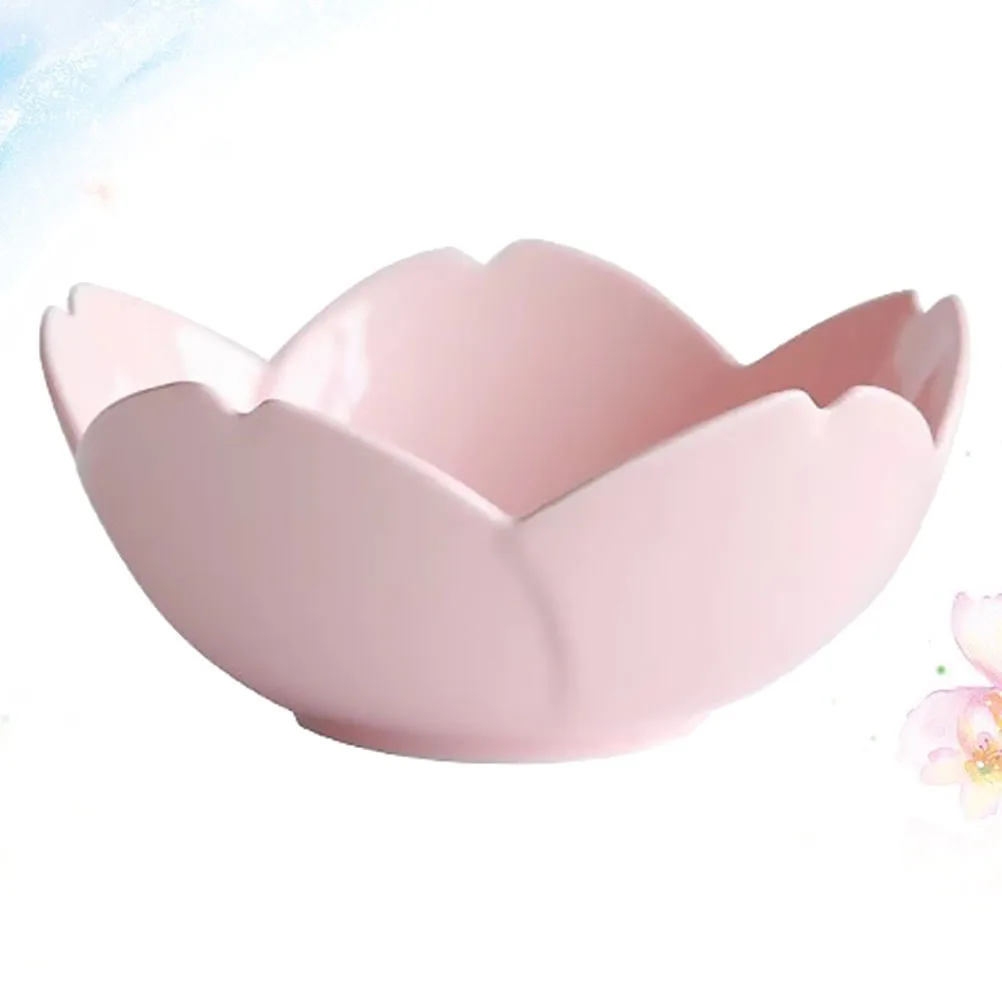 

1Pcs Japanese Style Ceramic Bowl 6 Inch Flower Shaped Hand Painted Retro Tableware Snack Salad Fruit Plate