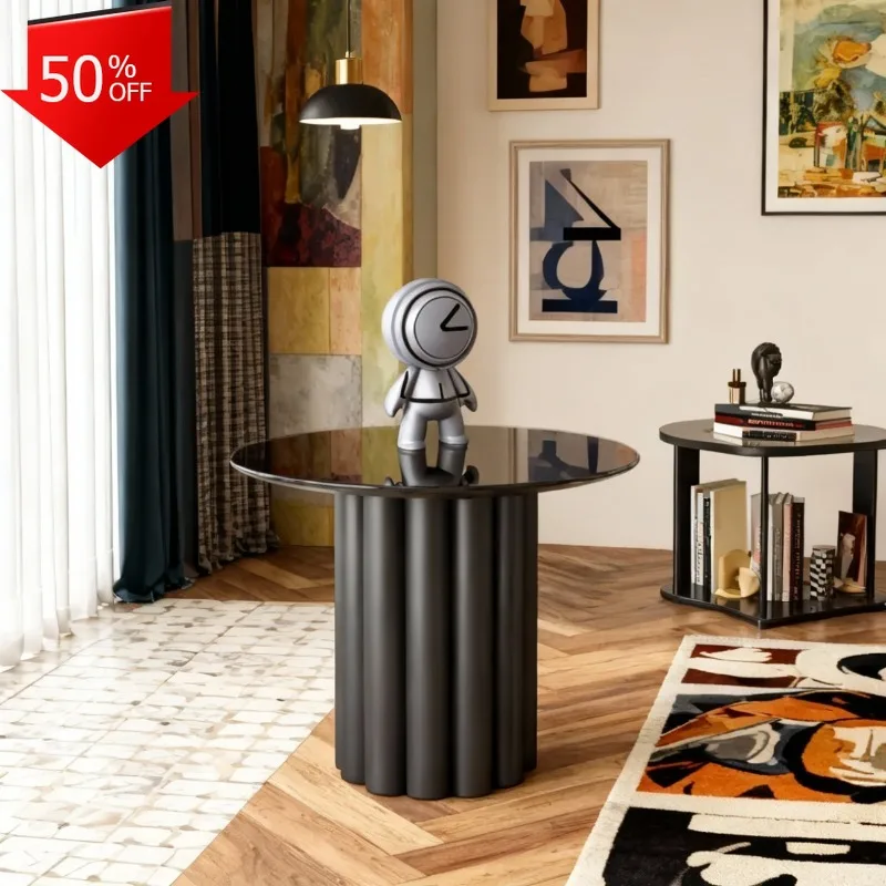 

Living Room Cabinets Glass Coffee Table Luxury Furniture Mesa Lateral Marble Side Table De Salon Hallway Console Tables Desk