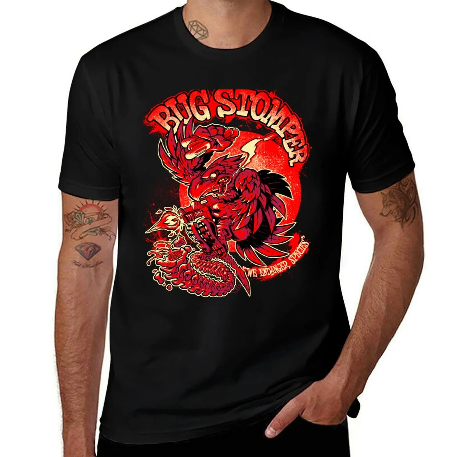 BUG STOMPER T-Shirt aesthetic clothes graphic t shirt vintage plain black t shirts men