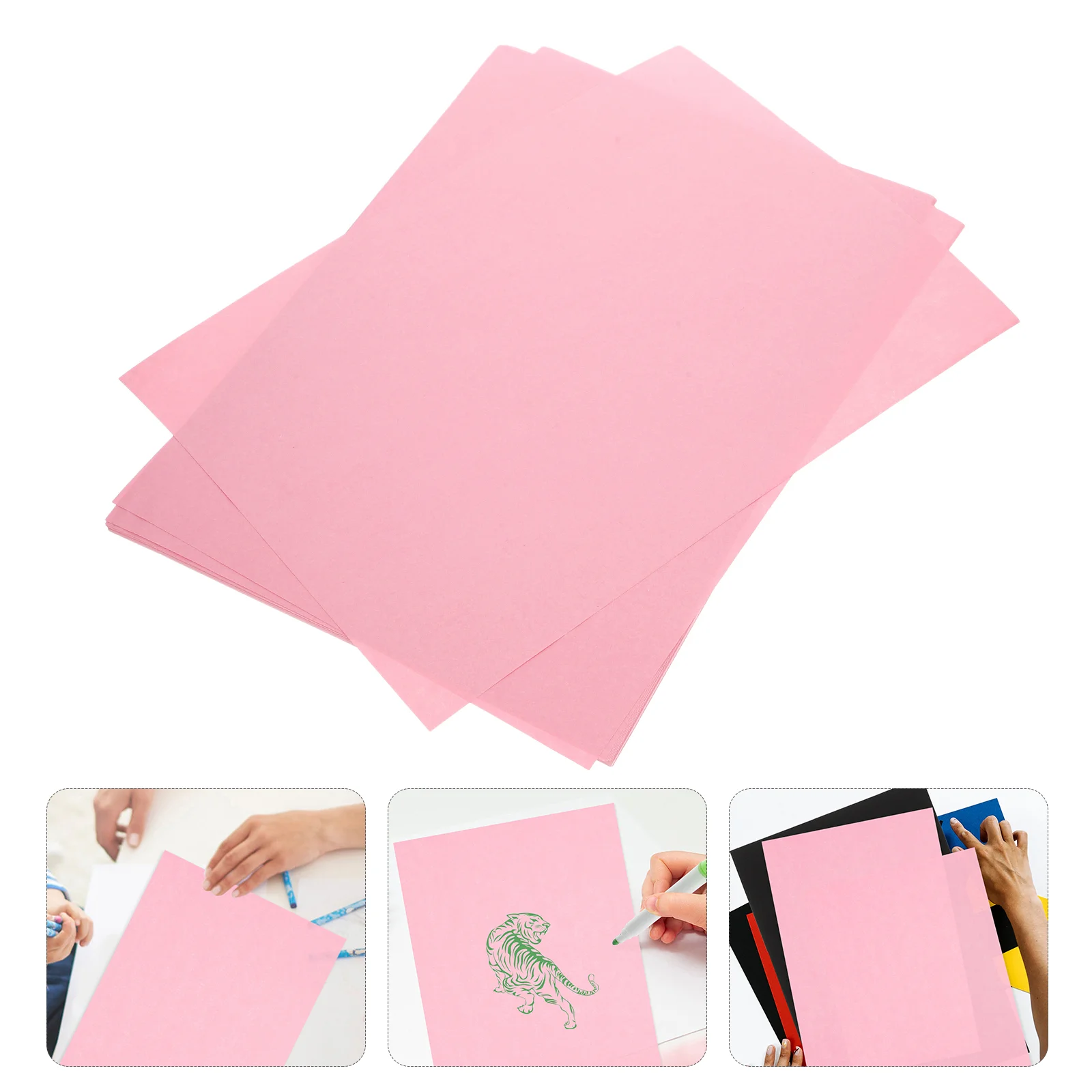 100 Sheets Printer Drawing Paper Multi-function A4 Writing Multi-use Cardboard for Printing