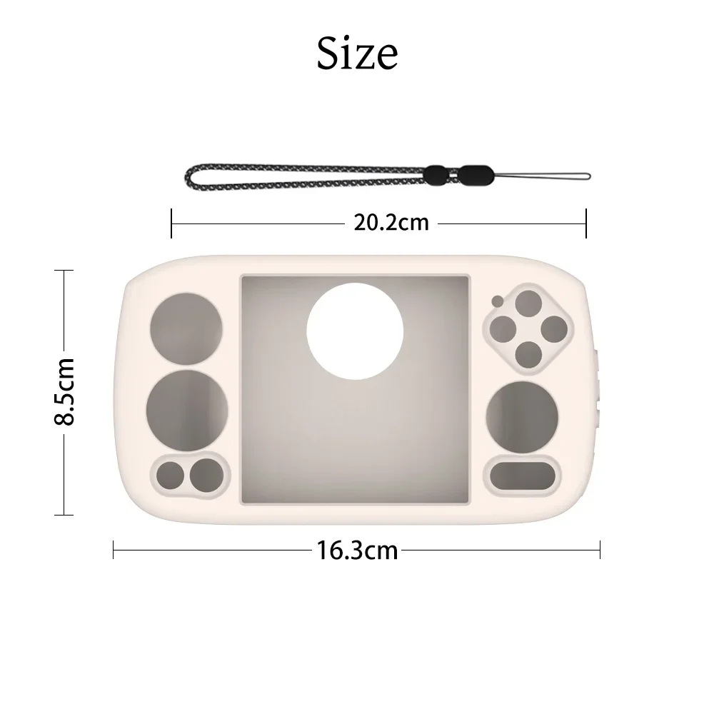 Portable Anbernic RG Cube Silicone Case Protective Cover Shockproof Anti-Fall CrashProof RGCube Game Console Cases Shell Gift