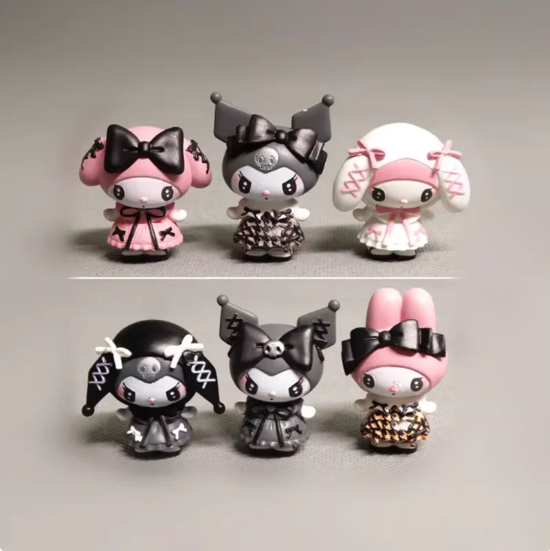 

4cm Mini Kulomi Blind Box Cartoon Character Action Figures Dolls Surprise Bag Cute Model Collection Trendy Toy Christmas Gifts