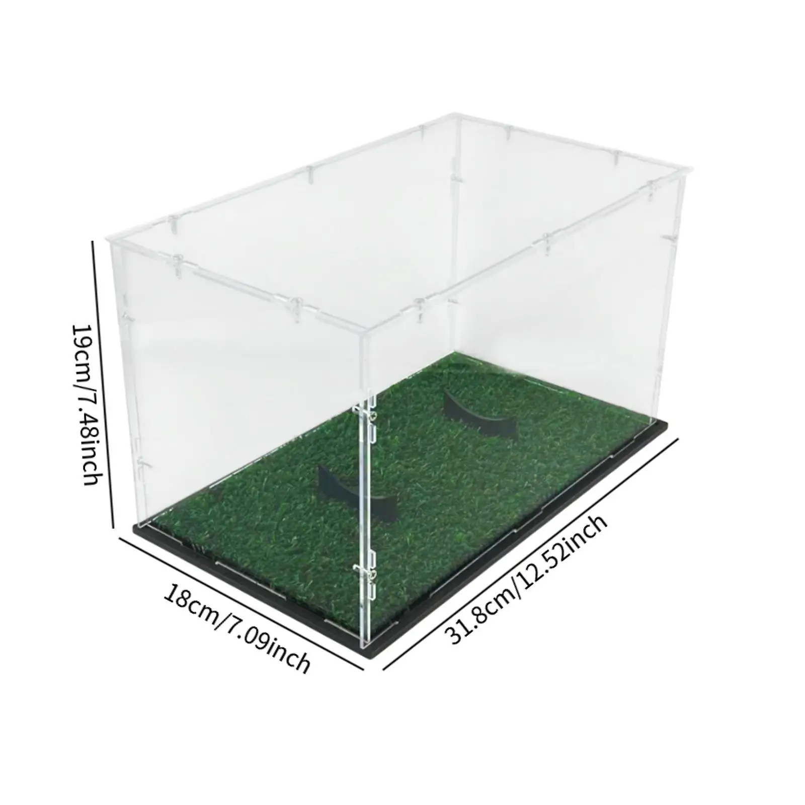 Acryl Rugby Ball Display Box Memorabilia Holder Stylish Accessories Staubtest