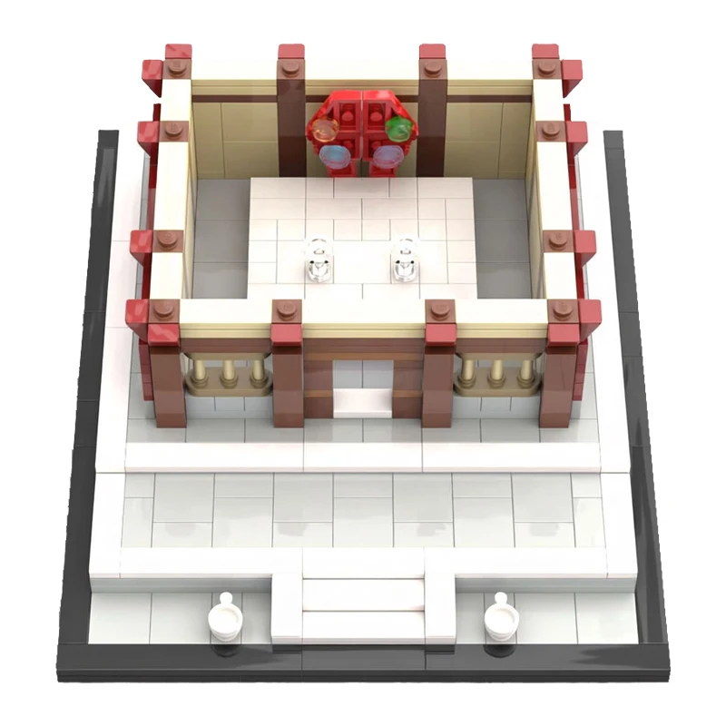 650 pièces – Grande Salle du Bouddha de la Cathédrale du Temple de NanChan – Blocs de Construction Modulaires MOC Personnalisables – Technologie DIY – Jouet pour Garçons – Cadeau d'Anniversaire