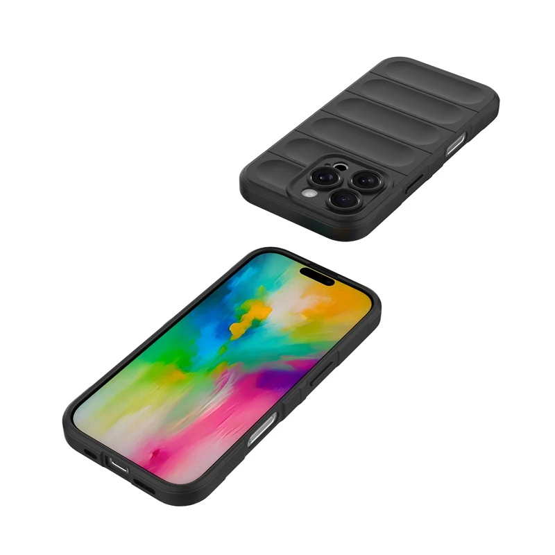 For Apple iPhone 16 Pro Case Cover Shockproof Coque Anti-slip Silicone Rubber чехол Funda Para Back Cover For iPhone 16 Pro Max