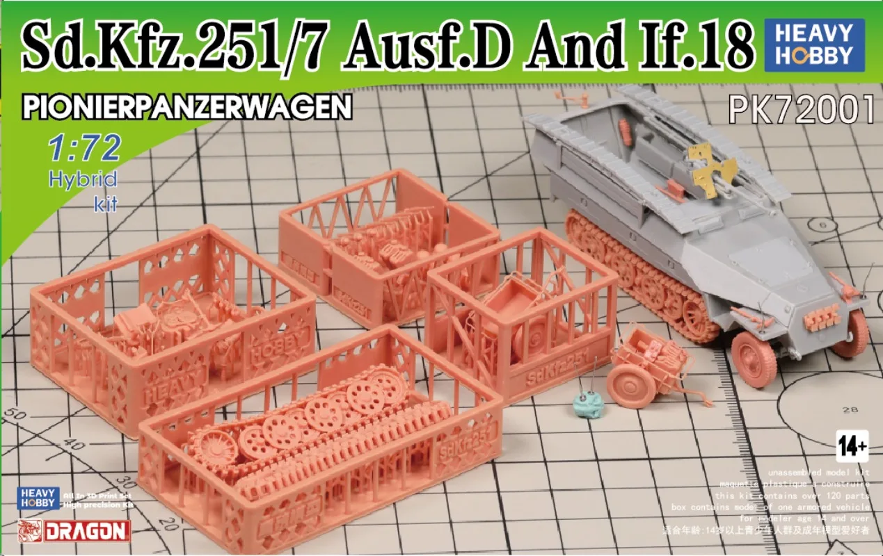 heavy-hobby-sdkfz251d-7-half-track-armored-vehicle-and-if18-infantry-trailer