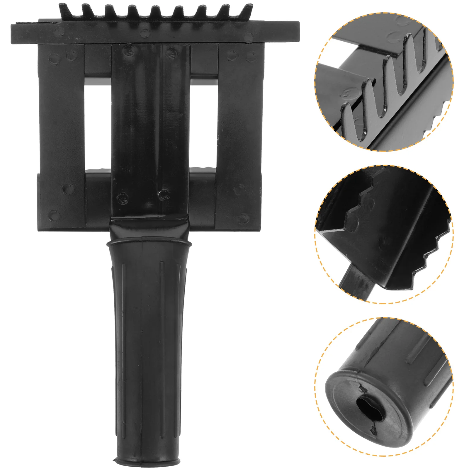 فرشاة كبيرة لإزالة شعر الحيوانات الأليفة، خفيفة الوزن ومريحة ومضادة للانزلاق، أداة تهذيب الحصان #6