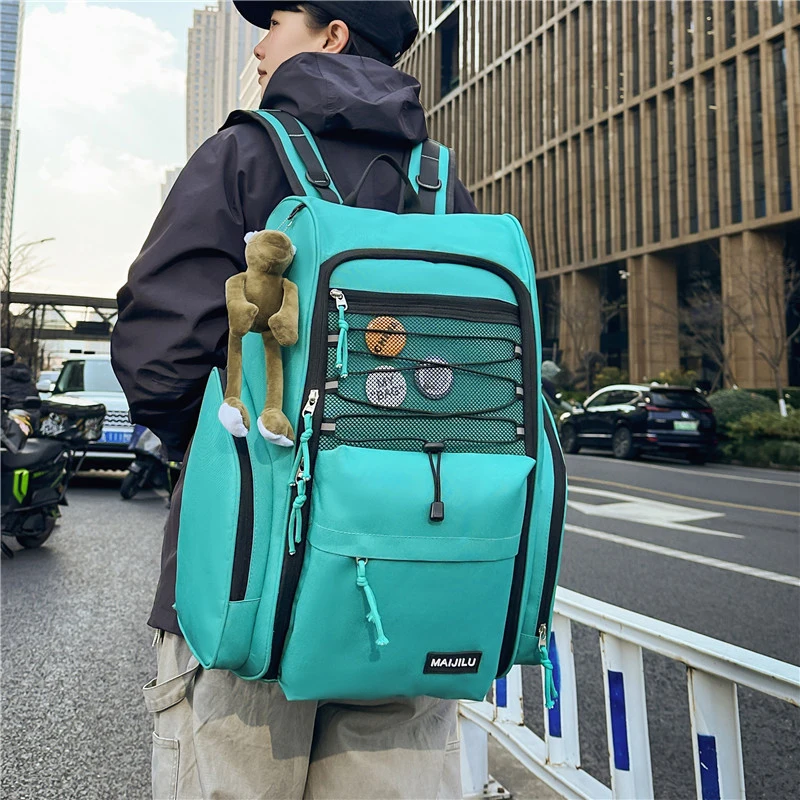 

Outdoor Climbing Mountaineering Backpack Dry Wet Separation Travel Sports Gym Bag Shoes Pocket Large Storage Shoulder Daypack