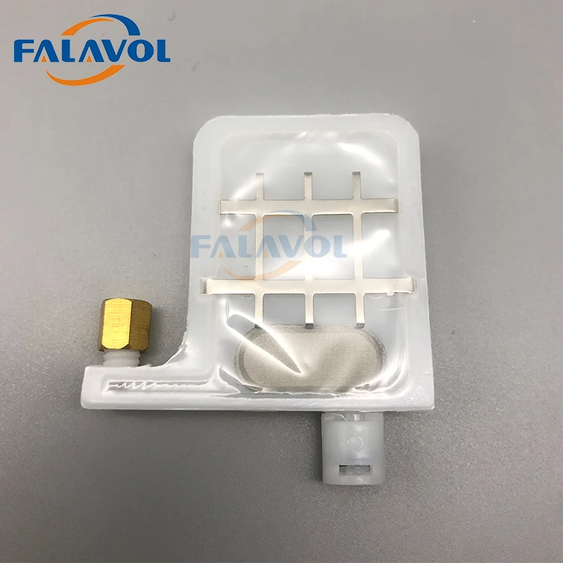 FALAVOL 10 adet mürekkep damperi ile Epson DX4/DX5/XP600/TX800 UV/eko-solvent yazıcı için Mutoh Galaxy Xuli yuvarlak ağız