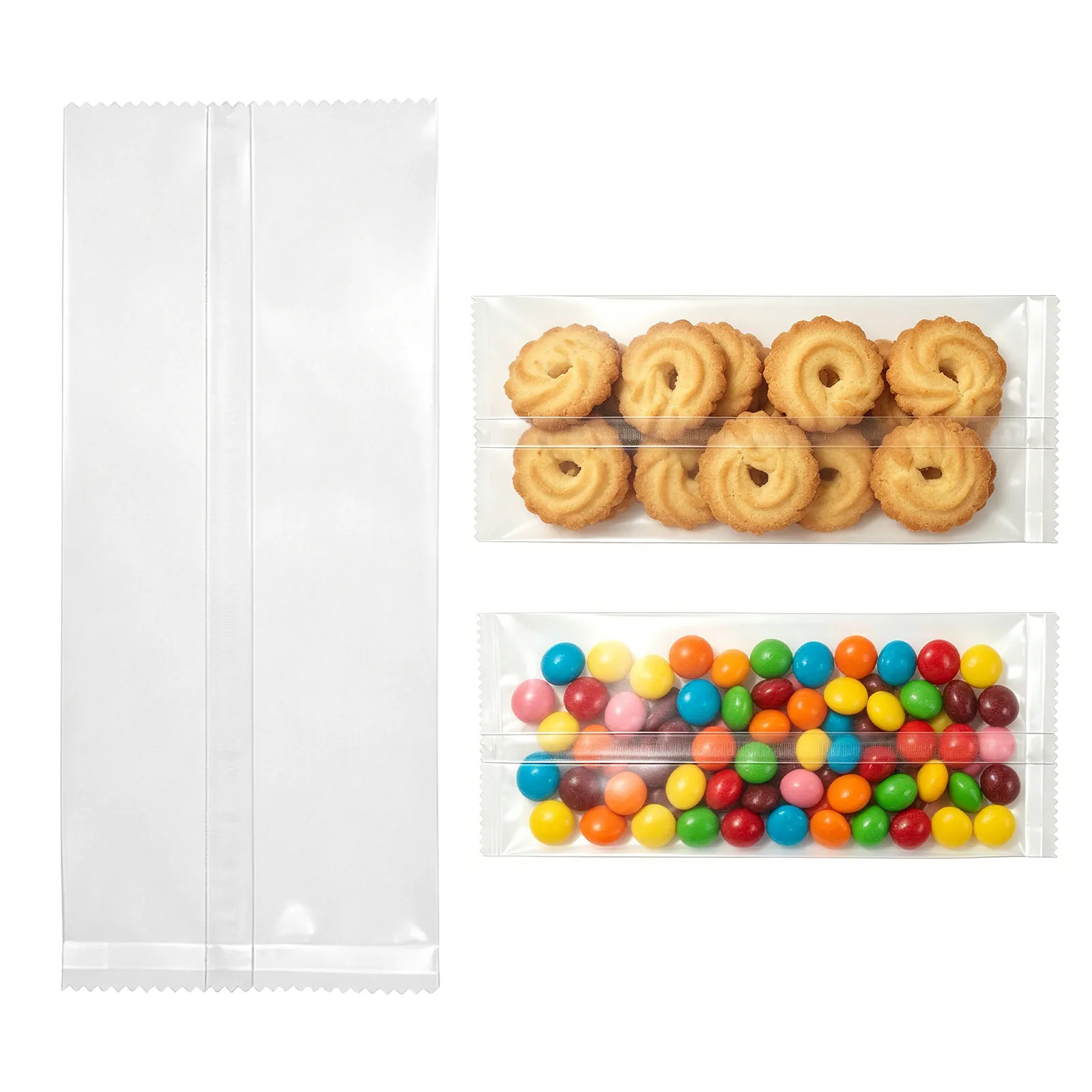 100 Stück Einweg-Eisstiel-Beutel Transparente Eis-Pop-Verpackungsbeutel für Selbstgemachte Leckereien, Party, Hochzeit, Cake Pops, Süßigkeiten