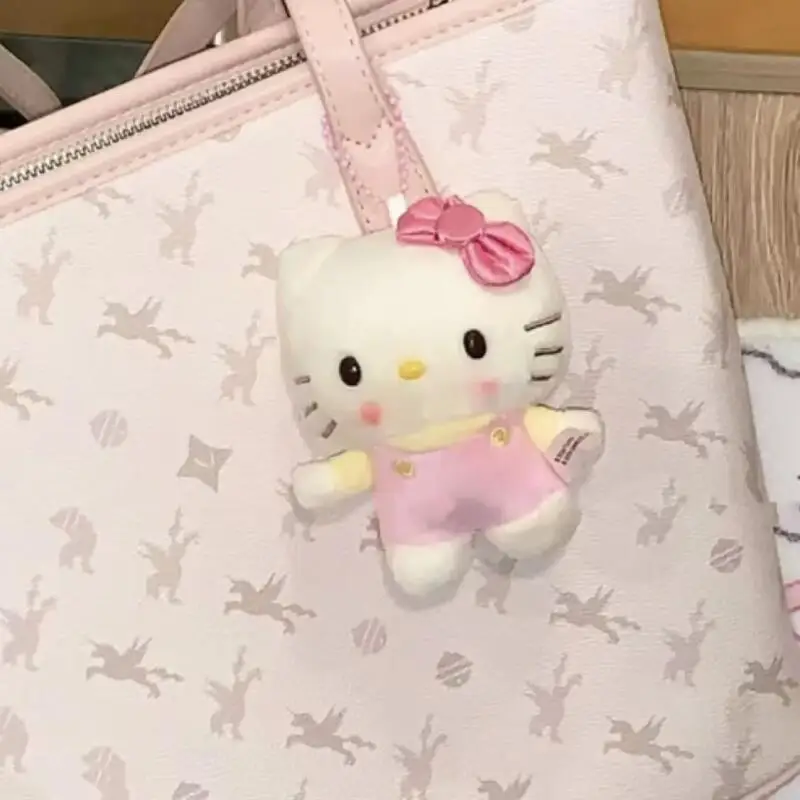 9 سنتيمتر لطيف الكرتون Kawaii مرحبا كيتي أفخم دمية المفاتيح حقيبة قلادة لعبة هدية