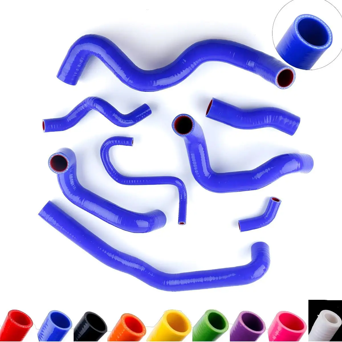 

Для BMW Mini Cooper S R55 R56 R57 1.6L 2007-2014 2008 2009 2010 2011 2012 2013 2014 силиконовый комплект шлангов радиатора охлаждающей жидкости