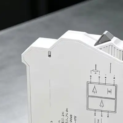 MIK-602S Signal Isolator 4-20mA Safety Barrier Module DC For PLC Instrument Industrial Control DIN For Rail Mount ABS White