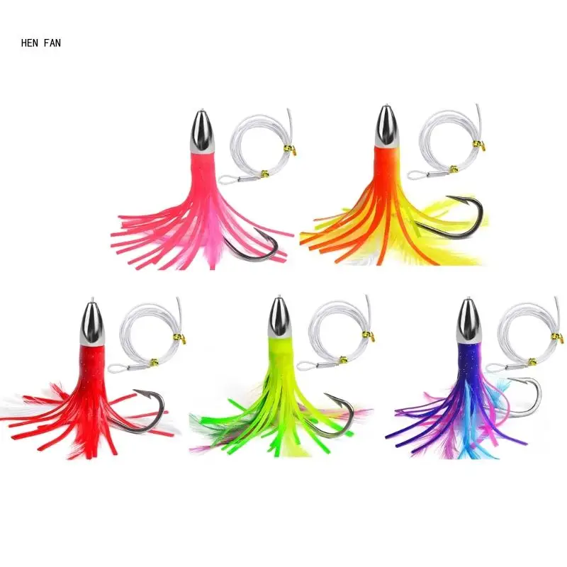 

Metal Head Octopuses Squid Skirt Baits Squid Skirt Trolling Lures Octopuses Baits M89D