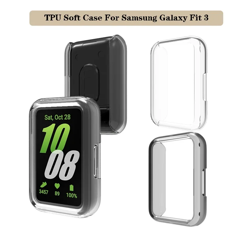 

For Samsung Galaxy Fit 3 TPU Transparent Soft Case Cover Replacement Accessories