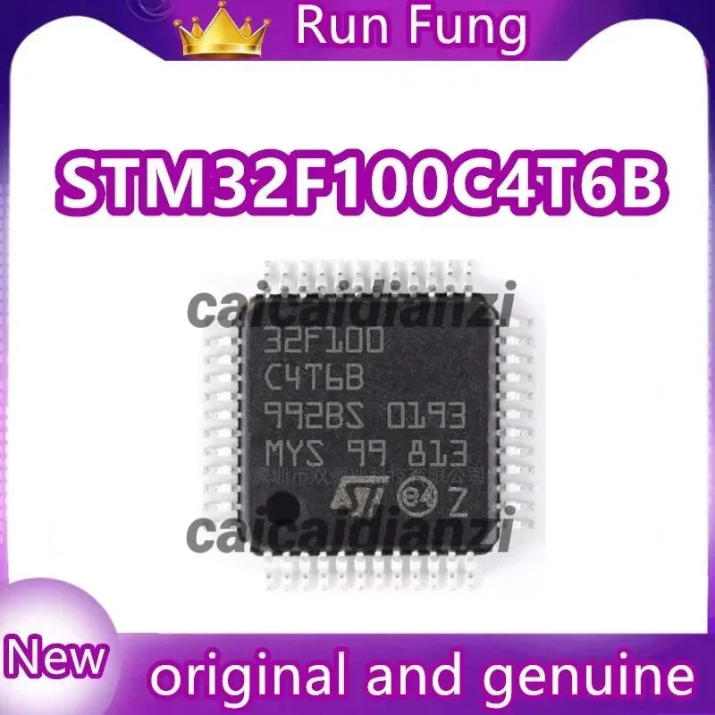 1pcs/lot  STM32F100C4T6B STM32F STM32F100 STM32F100C STM32F100C4 STM32F100C4T STM32F100C4T6 LQFP-48  In Stock New Original