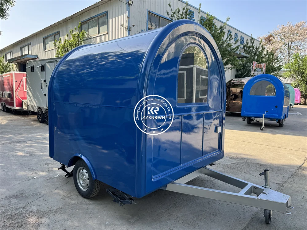 Food Trailer Mobile Kitchen Concession Food Truck Van Pizza Snack Cart Ice Cream Kiosk Coffee Shop Custom Fully Equipments