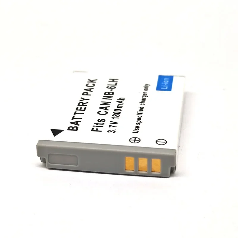 Nuevo 1-4 Uds NB-6L NB 6L NB6L batería 3,7 V 1800mAh batería de litio recargable para Canon IXUS 105 210 95 300 200 310 265
