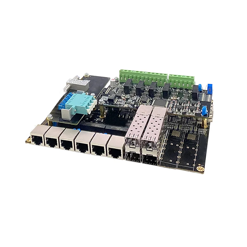 New Design Xallcom X6146-X Electric Switch Board 4x1000M SFP Fiber 6x1000Base RJ45 Copper Gigabit Intrinsically Safe Mining FCC