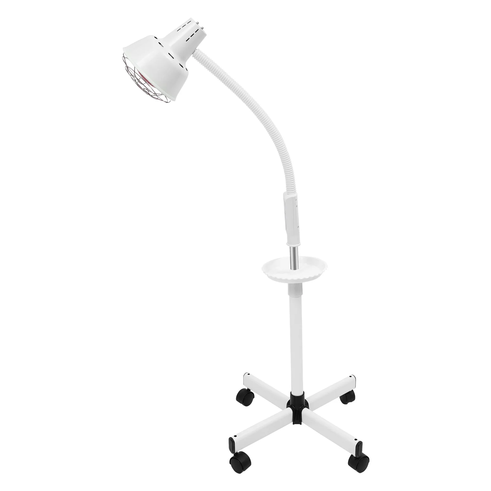 275W Infrarot-Wärmelampe Infrarot-Therapielampe mit Verstellbarer Höhe 360° ° Angle Time on Wheels Body Relieve Homes, Massage Parlors – Detail 5