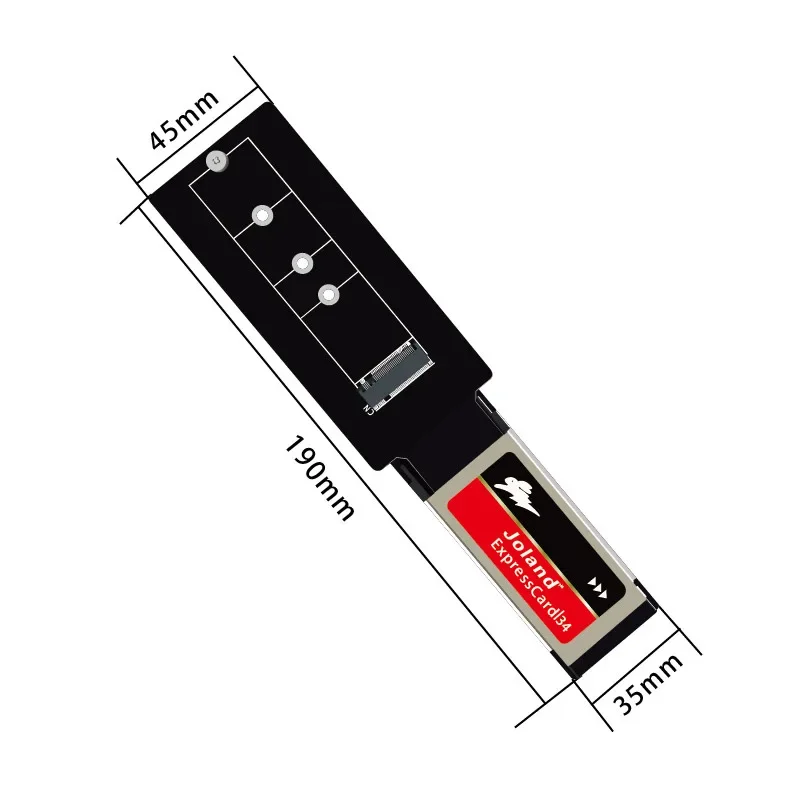 ExpressCard a M.2 NVMe M-key adaptador lector de tarjetas para computadora portátil interfaz ExpressCard 34mm