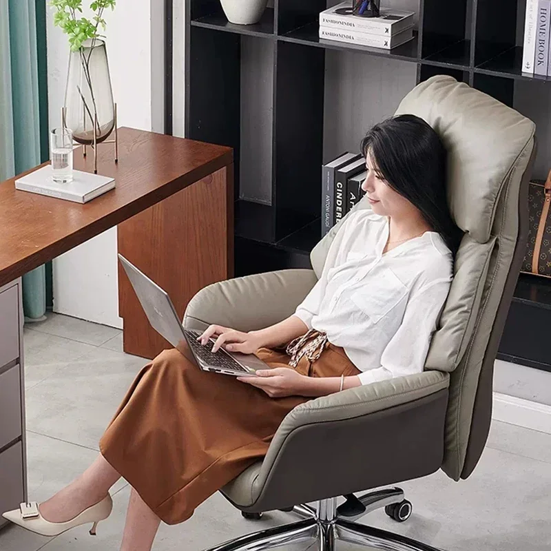

Bedroom Chair Gamming Computer Armchair Comfortable Office Chiffon Chairs Plastic Backrest Game Saddle Recliner Adhd Anime Gamer
