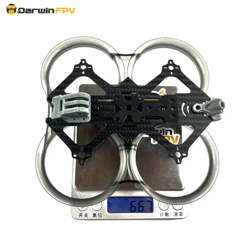 DarwinFPV CineApe 25 Tela de distância do quadro de 2,5 polegadas para FPV Freestyle 2,5 polegadas Cinewhoop Drones canalizados Peças DIY
