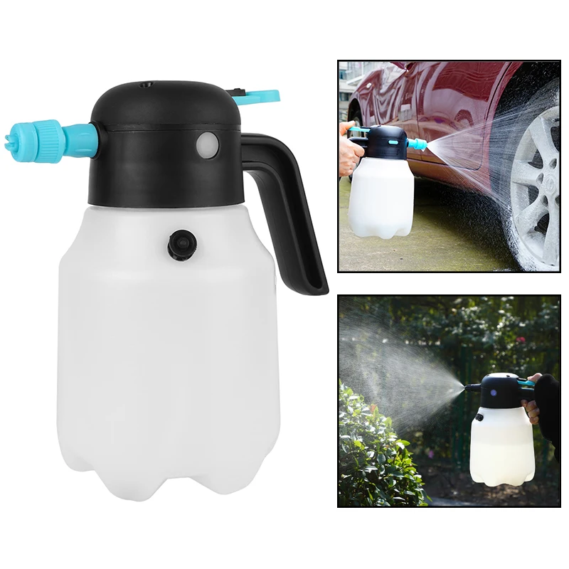 Bottle Watering Cans Foam Sprayer 1.8L Car Washing Foam Sprinkling Pot Manual Sprayer Electric Car Cleaning Bottle