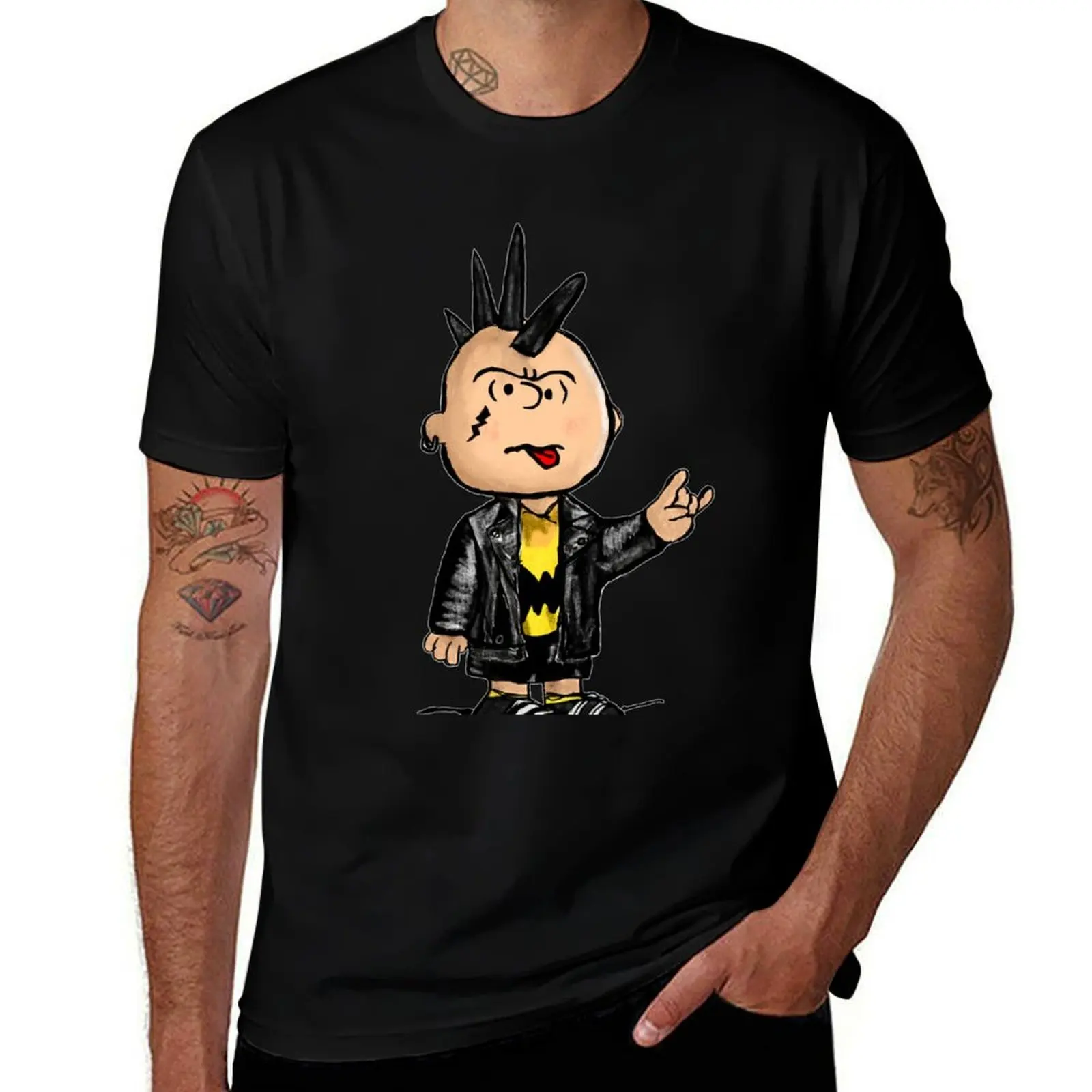 

Mr. Punk T-Shirt cotton t shirt pack man t shirts for men casual T-Shirt