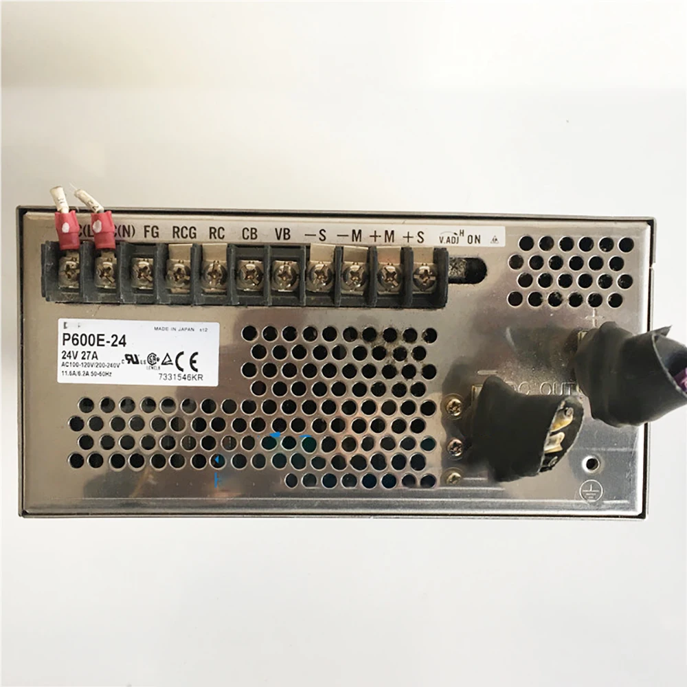 For COSEL Original Disassembly Switching Power Supply 24V/27A (P600-24 common) P600E-24