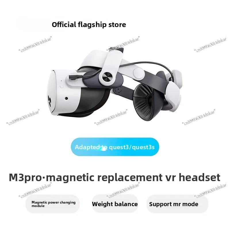 

M3PRO Headband Is Suitable for OculusQuest3 and Quest3S Headwear Accessories. Magnetic Battery Has Long Battery Life, Easy To