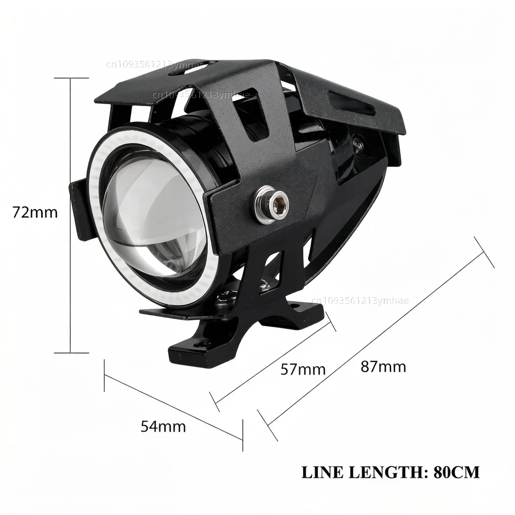 Waterproof Motorcycle LED Headlight 3000LMW U7 Motorbike LED Driving Fog Spot Light with Switch For HONDA CB500X CB 500X CB500 X