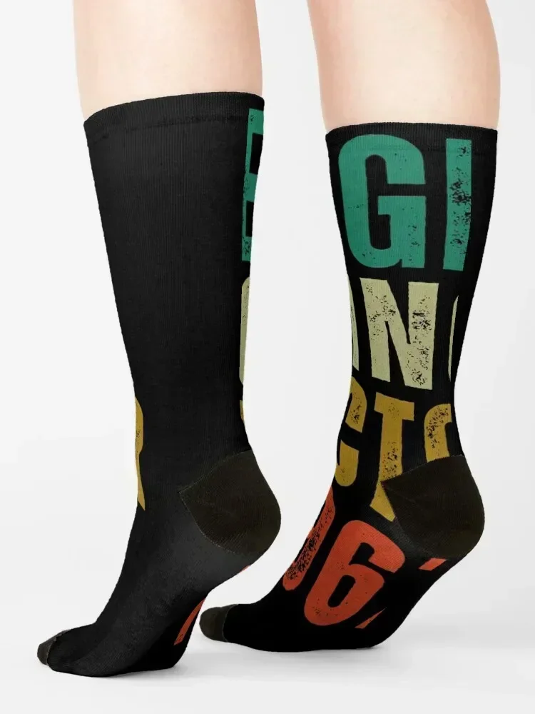Legend Since October 1967 Awesome Vintage Birthday Gift Socks custom sports Hiking boots Soccer gift Socks Man Women's