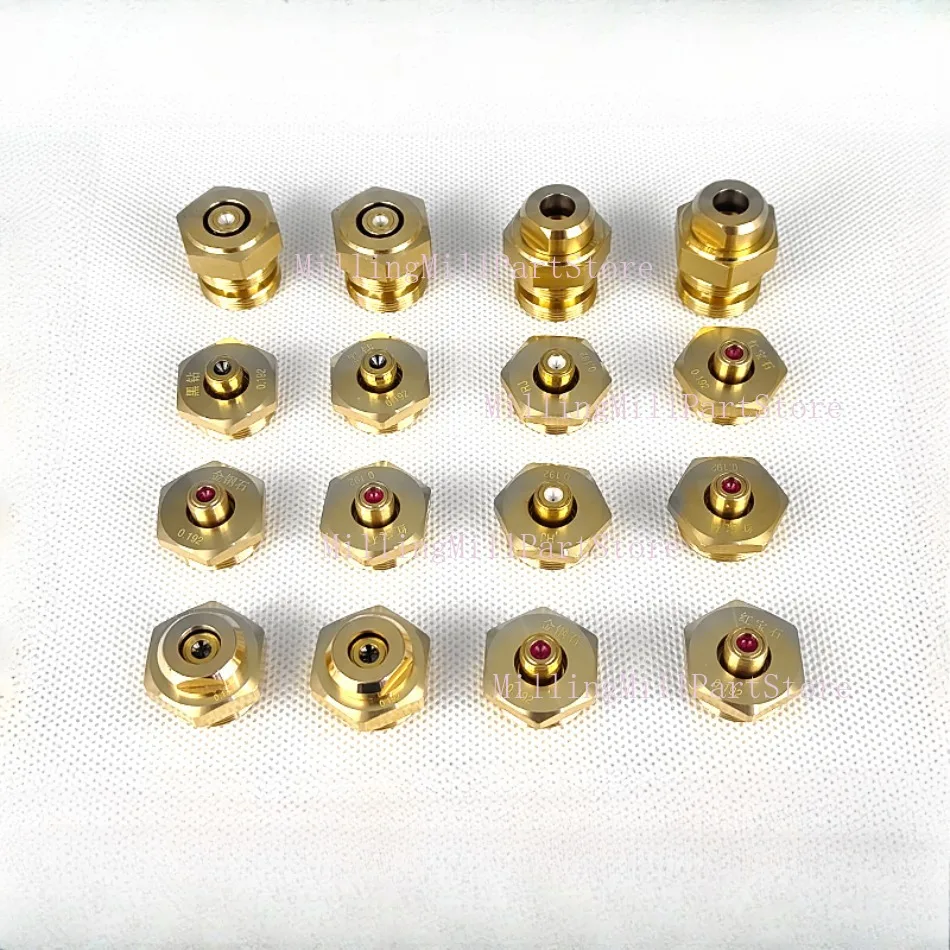WEDM Parts Diamond/Ruby/Black Diamond and White Ceramic Molybdenum Wire Guider Water Nozzle 0.192mm CNC EDM for Ruijun Machine