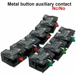 1pcs XB2 Push Button Switch Contact Block ZB2BE102C(NC) Contact Block ZB2-BE101C (NO) Pushbutton 10A 600V