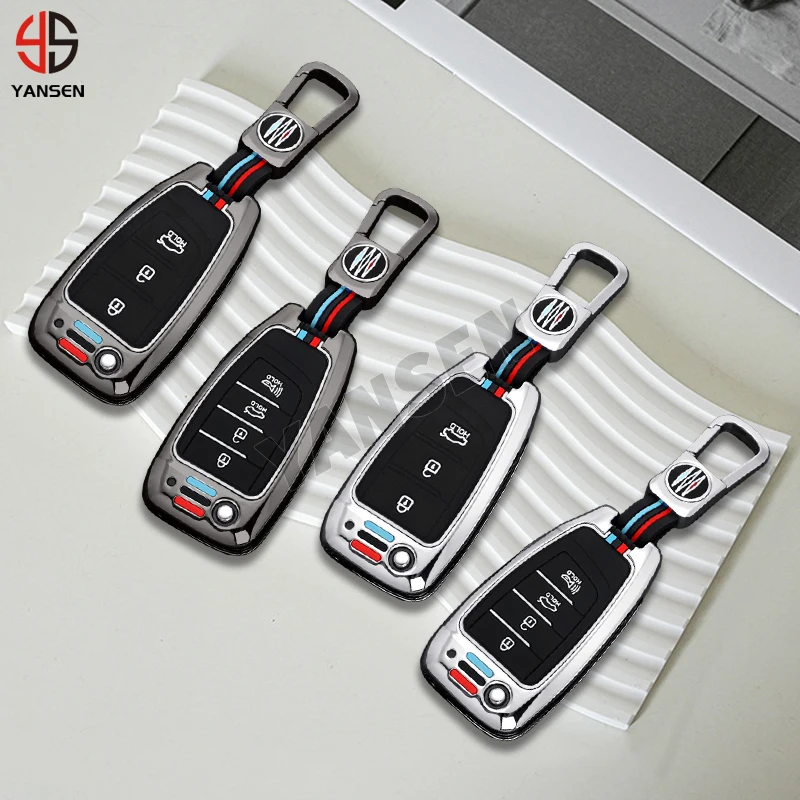 For Hyundai Key Case Cover Shell Holder Sonata SantaFe Verna Tucson Celesta Accent Kona Creta Elantra I30 I35 I40 Ix35 Smart Key