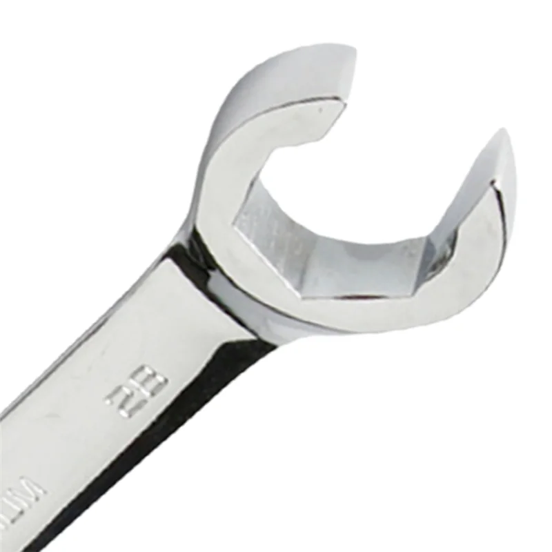ABNP 25-28 มม.ท่อน้ํามัน Flare NUT ประแจ,ประแจปลายคู่กระจกแรงบิดสูงเครื่องมือ, เปิดประแจเบรคสําหรับซ่อมรถยนต์