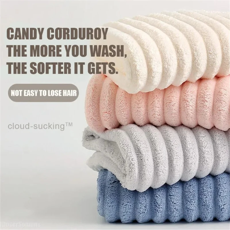 

Новое коралловое бархатное банное полотенце, салфетки для лица, утолщенные, хорошее водопоглощение, не линяющий набор полотенец для взрослых, ванная комната, пляж для дома