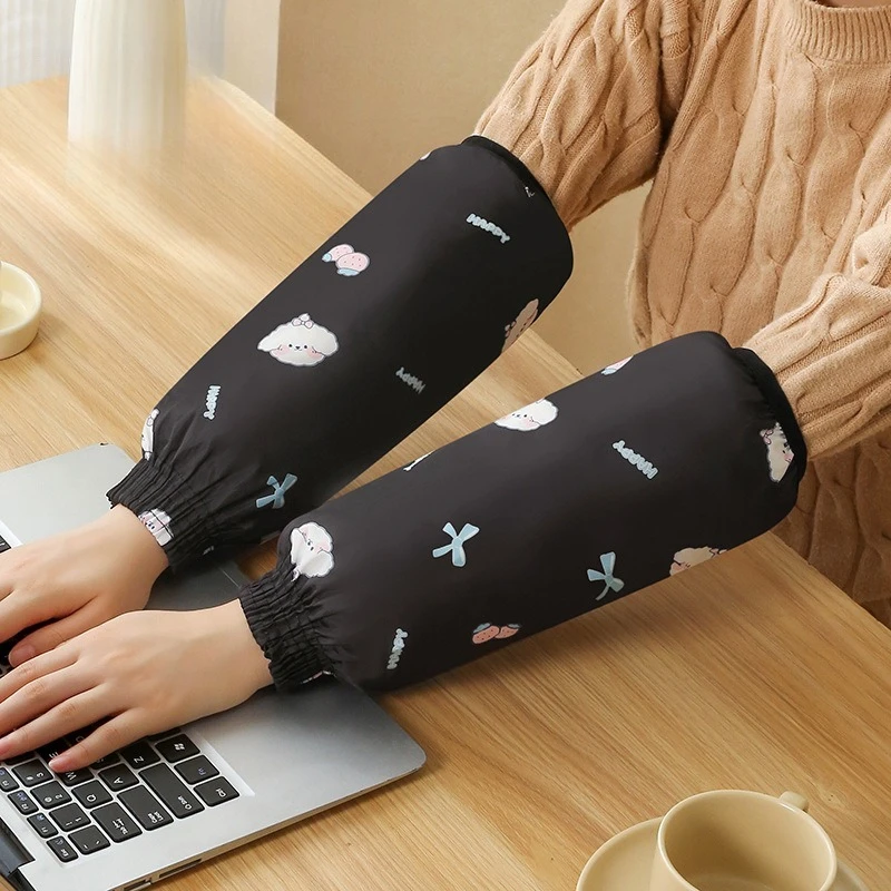 漫画防水防汚スリーブキッチン作業オフィス家事かわいい大人のスリーブ防水スリーブカバー