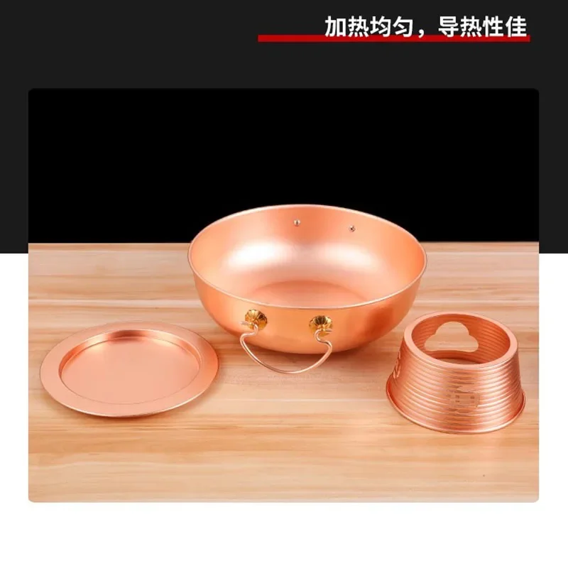 Mini horké hrnec malý vařič dušená maso okamžitý hlupák polévka Čínské horké hrnec outdoorové zelenina domácnost fondue chinoise kastrol