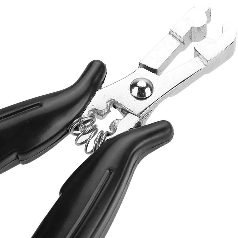 Hair Extension Pliers, Stainless Steel Non Slip Handle Hair Extension Wig Tools