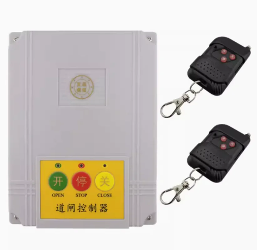 Universal Barrier Controller Main Board System Parking Lot Landing Rod Barrier Machine Computer Board Box Remote Control