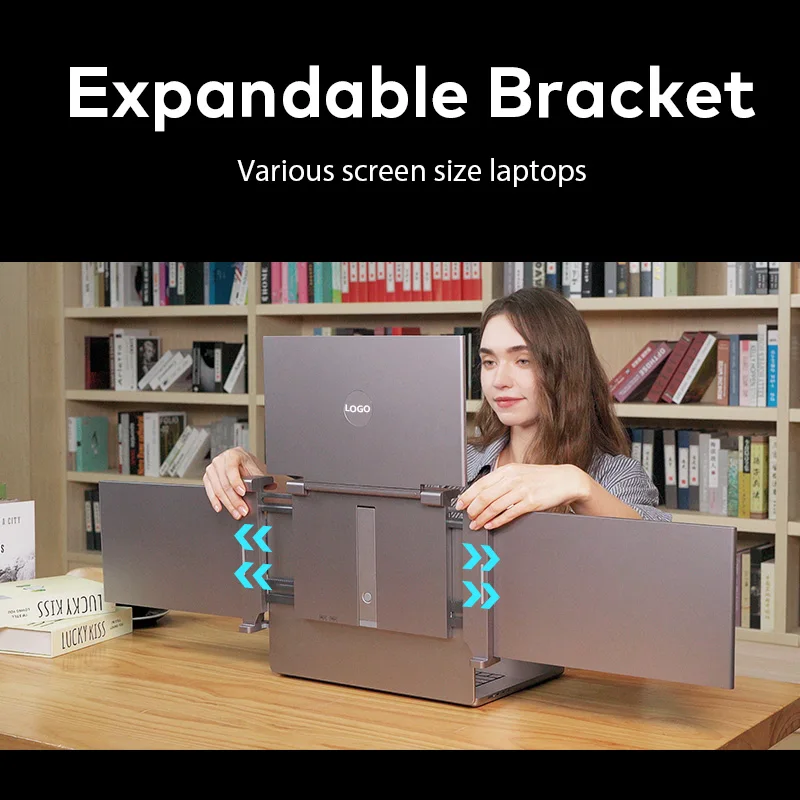 2024 New Product Laptop Screen Extender for 3 Screen Laptop Monitor with 14 Inch Display Portable Quad Monitor for Laptops Offer