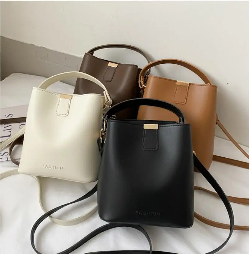 Versatile Crossbody Bucket Bag for Women\'s New Trendy Fashion High end Design Single Shoulder Handbag Small and Portable Wallet