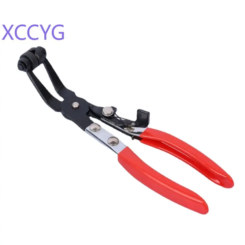 

XCCYG Car Automotive Water Hose Clamp Pliers Straight Throat Tube Bundle Clamp Flat Band Ring Type Removal Tool