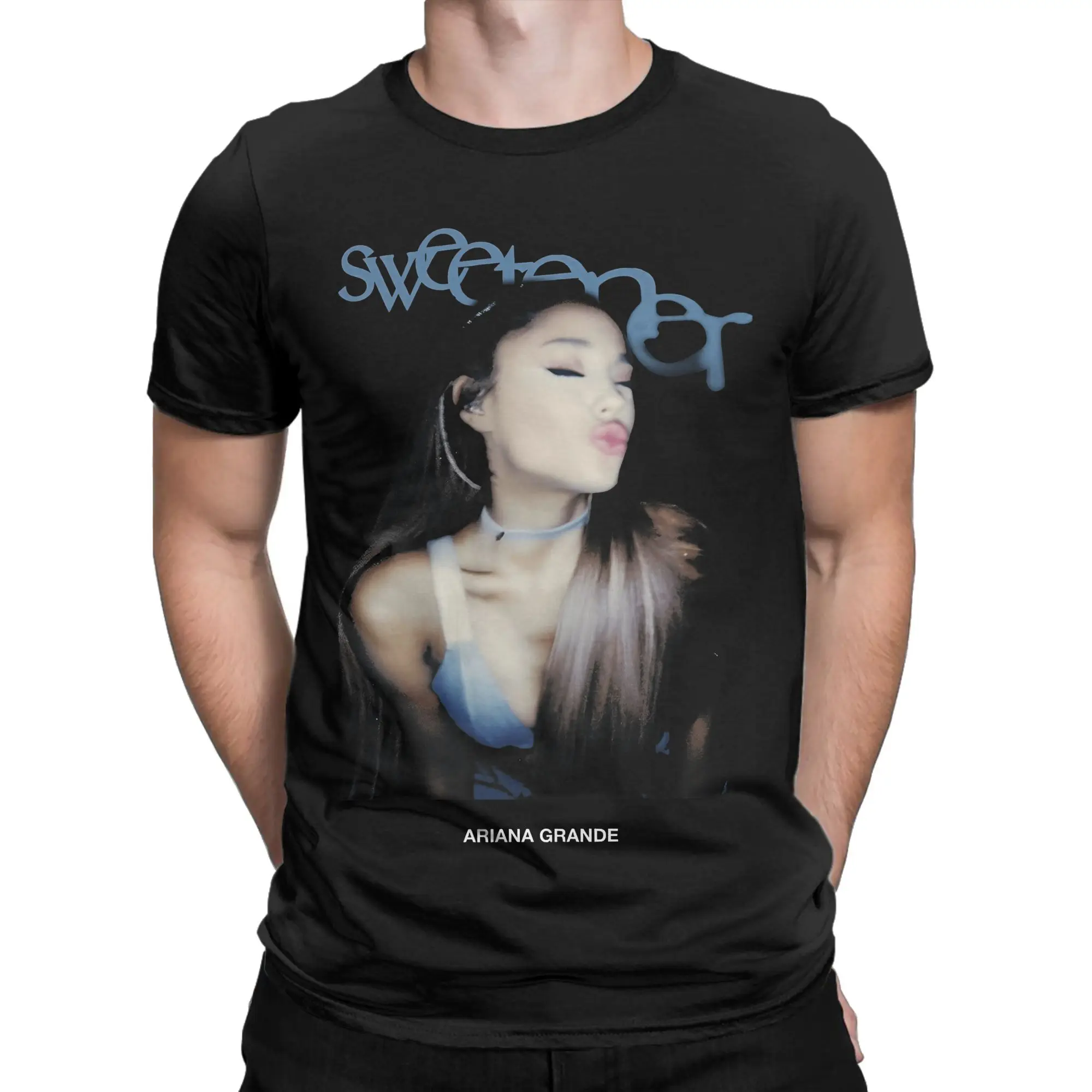 

Новая мужская футболка Arianas Sweeteners World Tour Grande Clothing, новинка, футболка с коротким рукавом и круглым воротником, идея подарка, футболка, топы