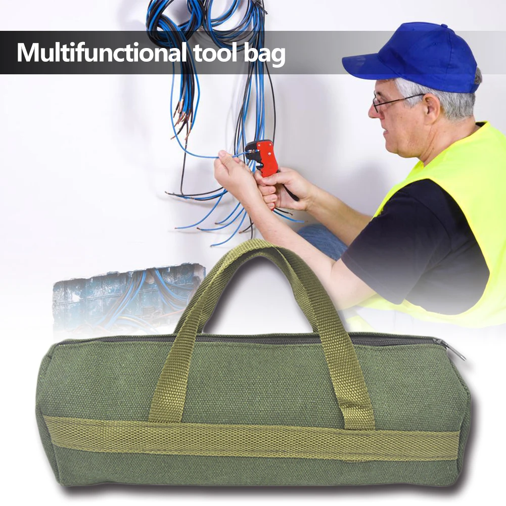 

Canvas Portable Toolkit Wrench Storage Tool Bag Screwdrivers Organizer Pouch Bag