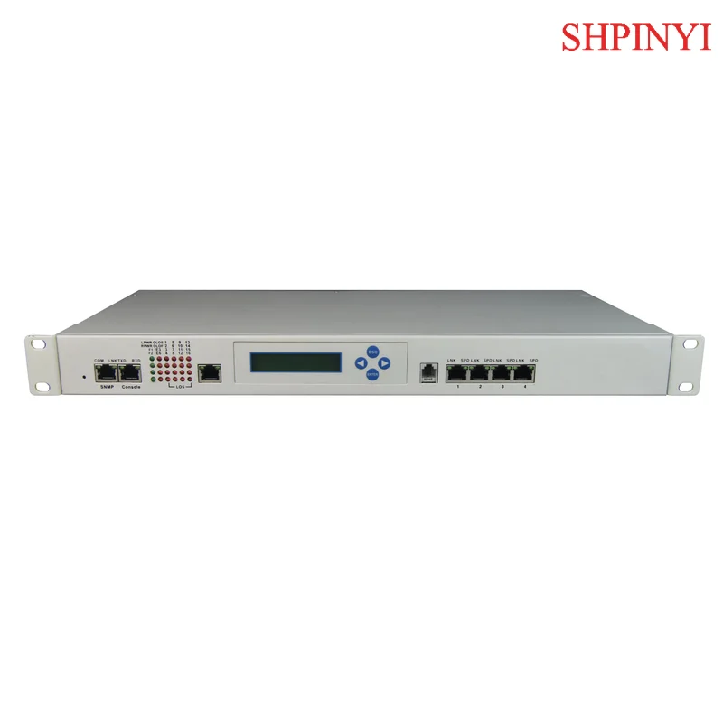 

16 E1 через оптоволоконный преобразователь 16 E1 + 4GE PDH мультиплексор с ЖК-функцией