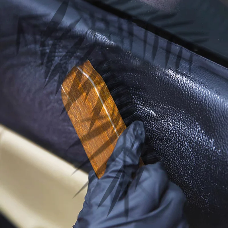 

1PC Handle Dashboard Details Polishing And Cleaning Brush Horse Hair Wood Brush Leather Shoe Care And Cleaning Shoe Brush